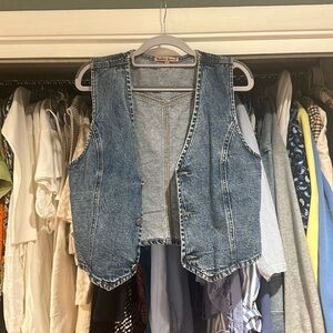 Vici Blue Denim Vest